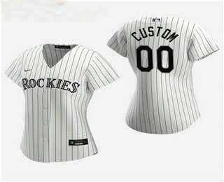 Women Customized Colorado Rockies 2020 White Home Nike Jersey,We sell and wholesale Women Customized Colorado Rockies 2020 White Home Nike Jersey on line form chian!